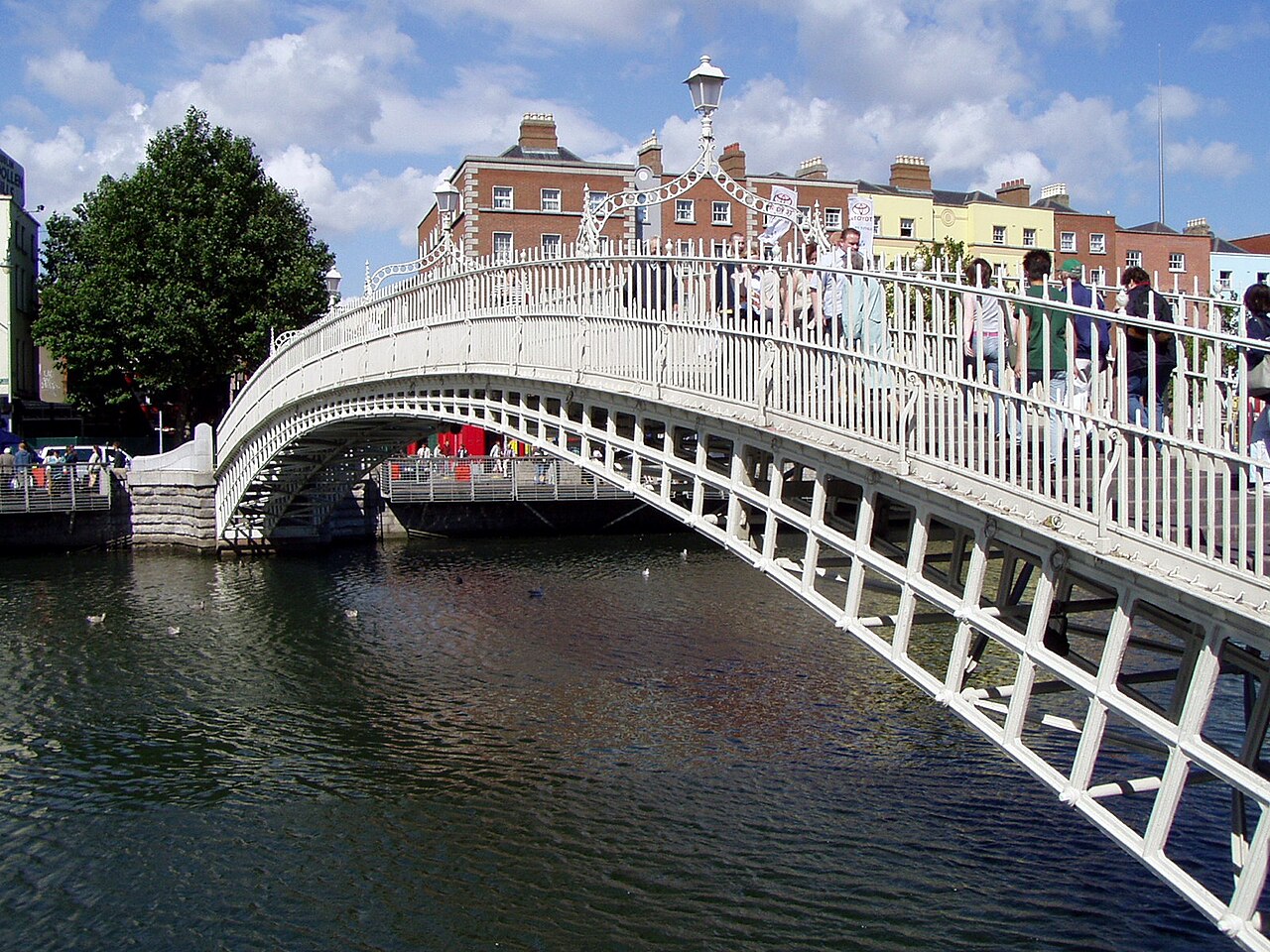 Ha'penny Bridge, a British Isles landmark