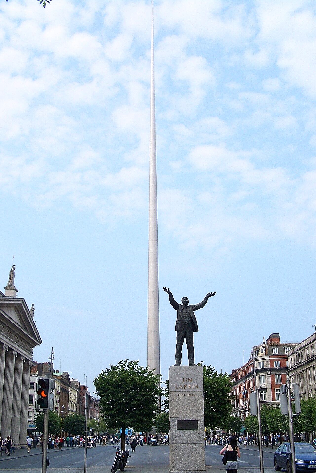 The Spire of Dublin, a British Isles landmark