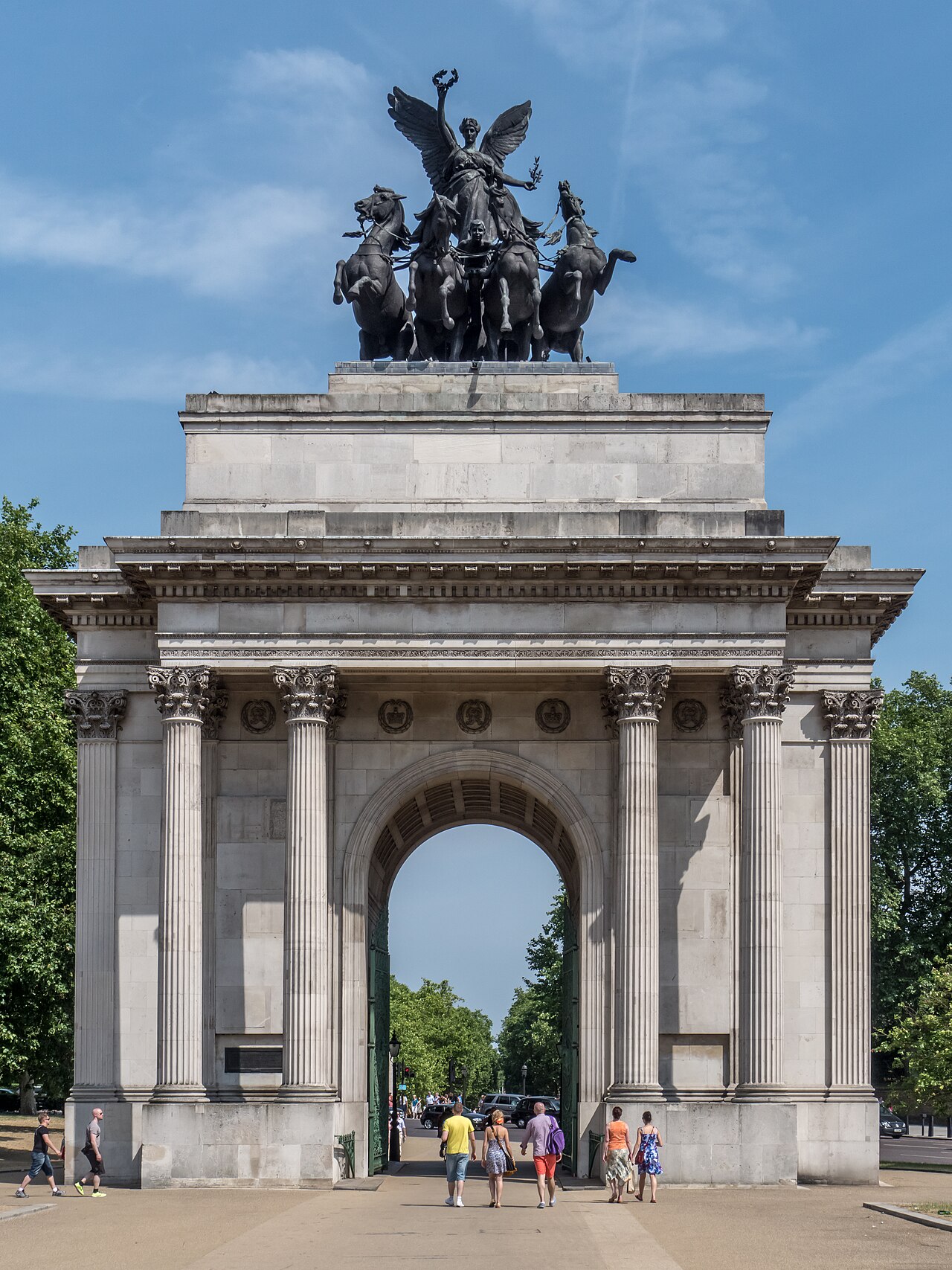 Wellington Arch, a British Isles landmark